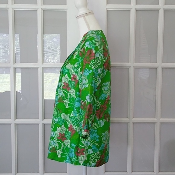 Elizabeth McKay Charlotte Silk Popover Blouse Size - 2 - Picture 7 of 16